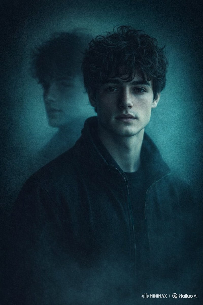 Moody Cinematic Portrait with Double Exposure