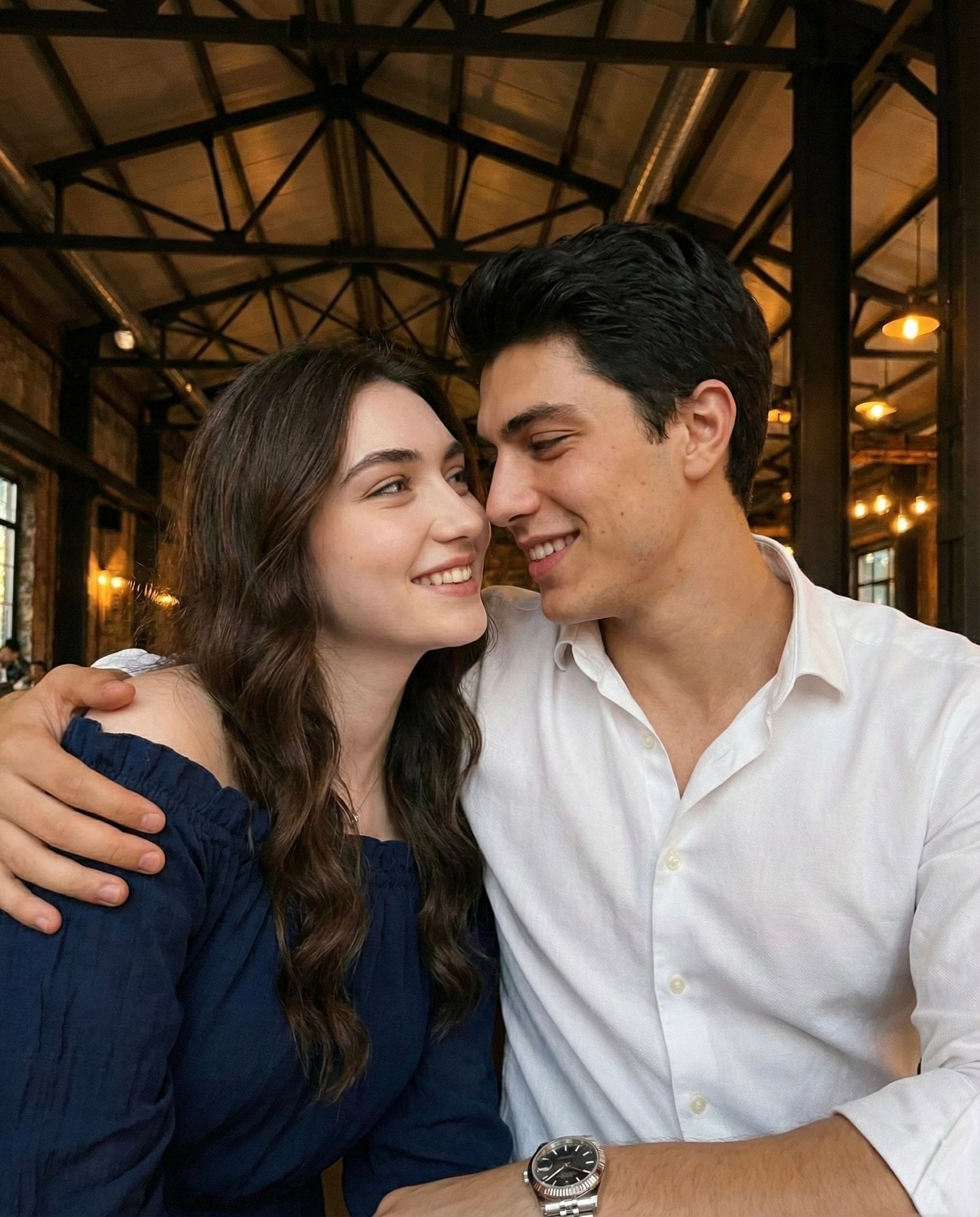 Intimate Selfie: Cheek-to-Cheek Playful Glance thumbnail 2