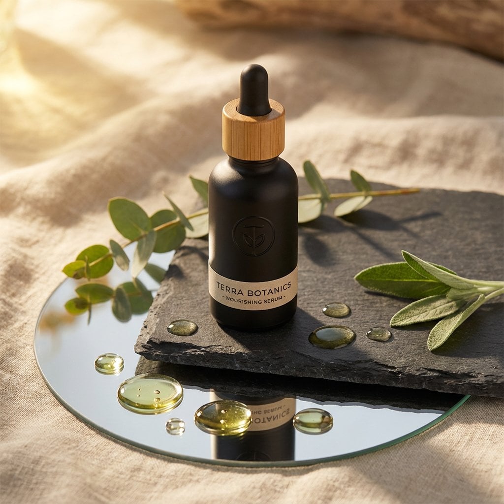 A high-end editorial studio photograph of a (PRODUCT FORM... thumbnail 3