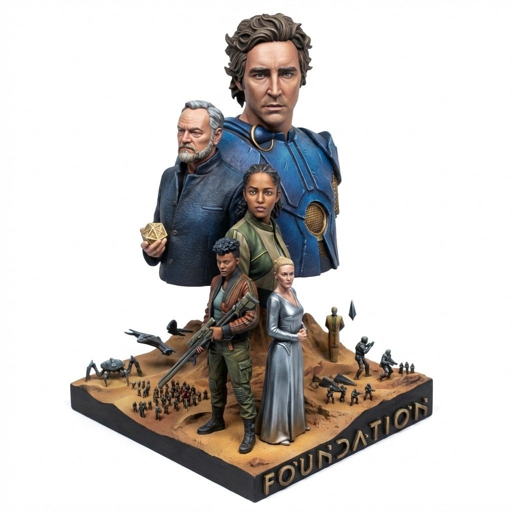 Miniature Figurine in Iconic Sports Pose