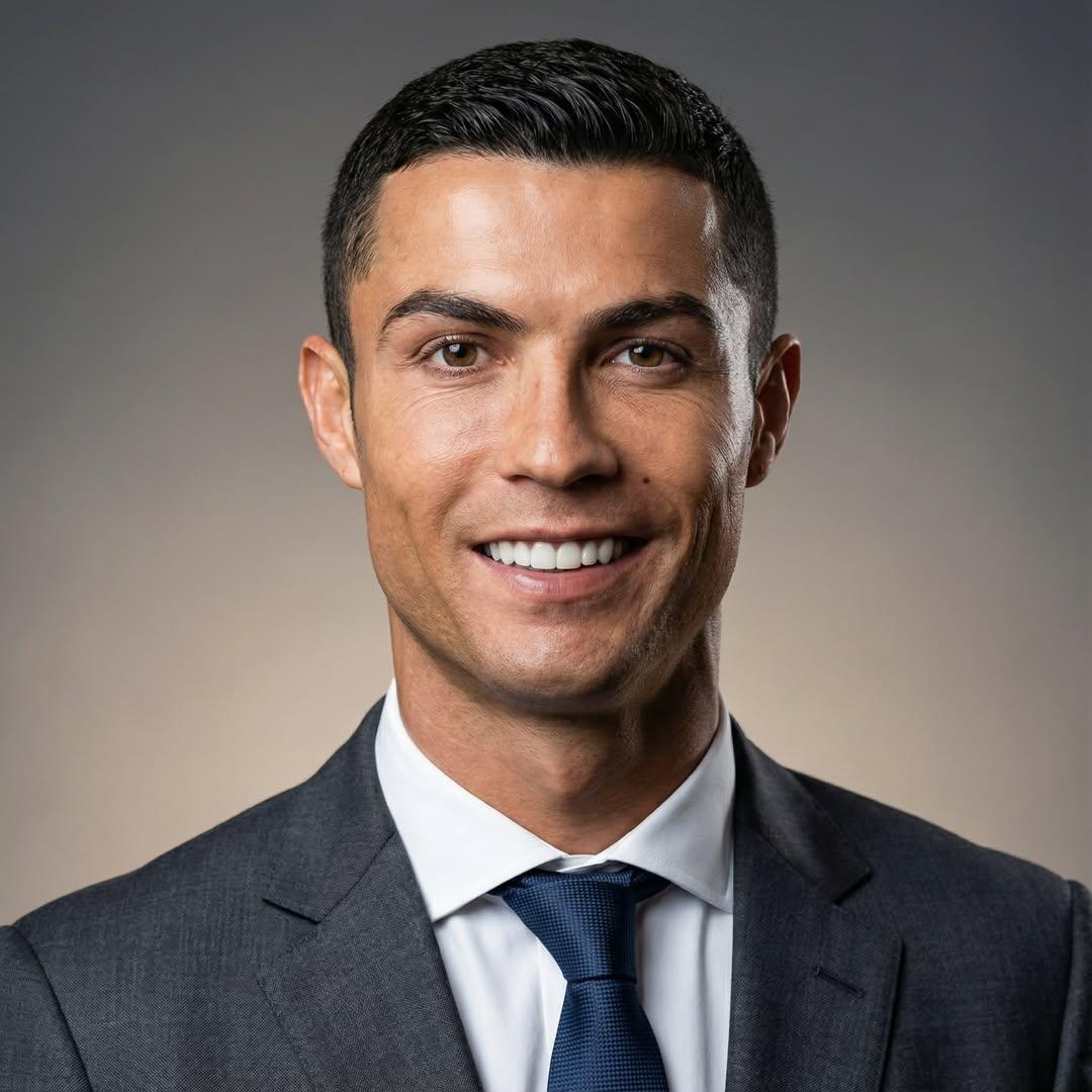 Ultra Realistic Executive Portrait with Soft Gradient Background