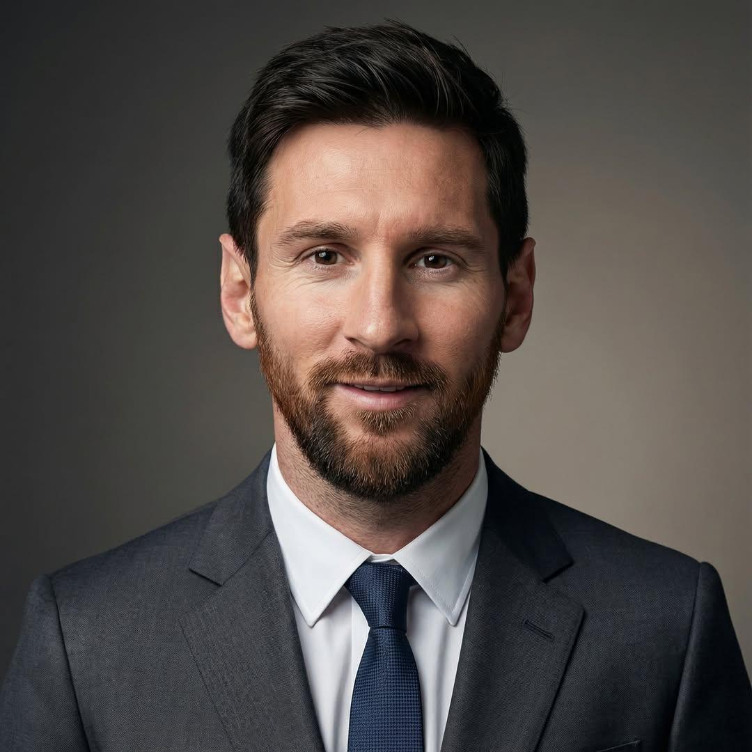 Ultra Realistic Executive Portrait with Soft Gradient Background thumbnail 2