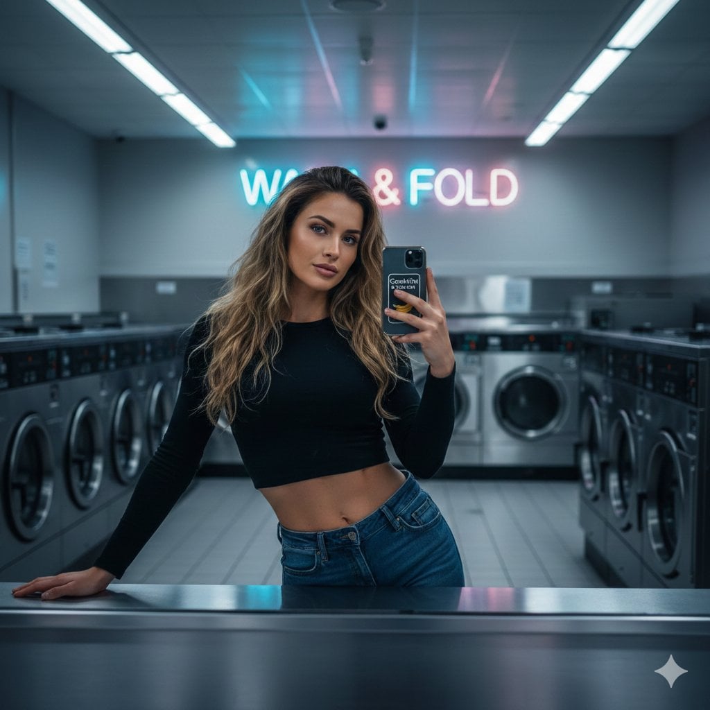 ✨ Ultra-Realistic Mirror Selfie Vibe 🇺🇸🧺 image 1