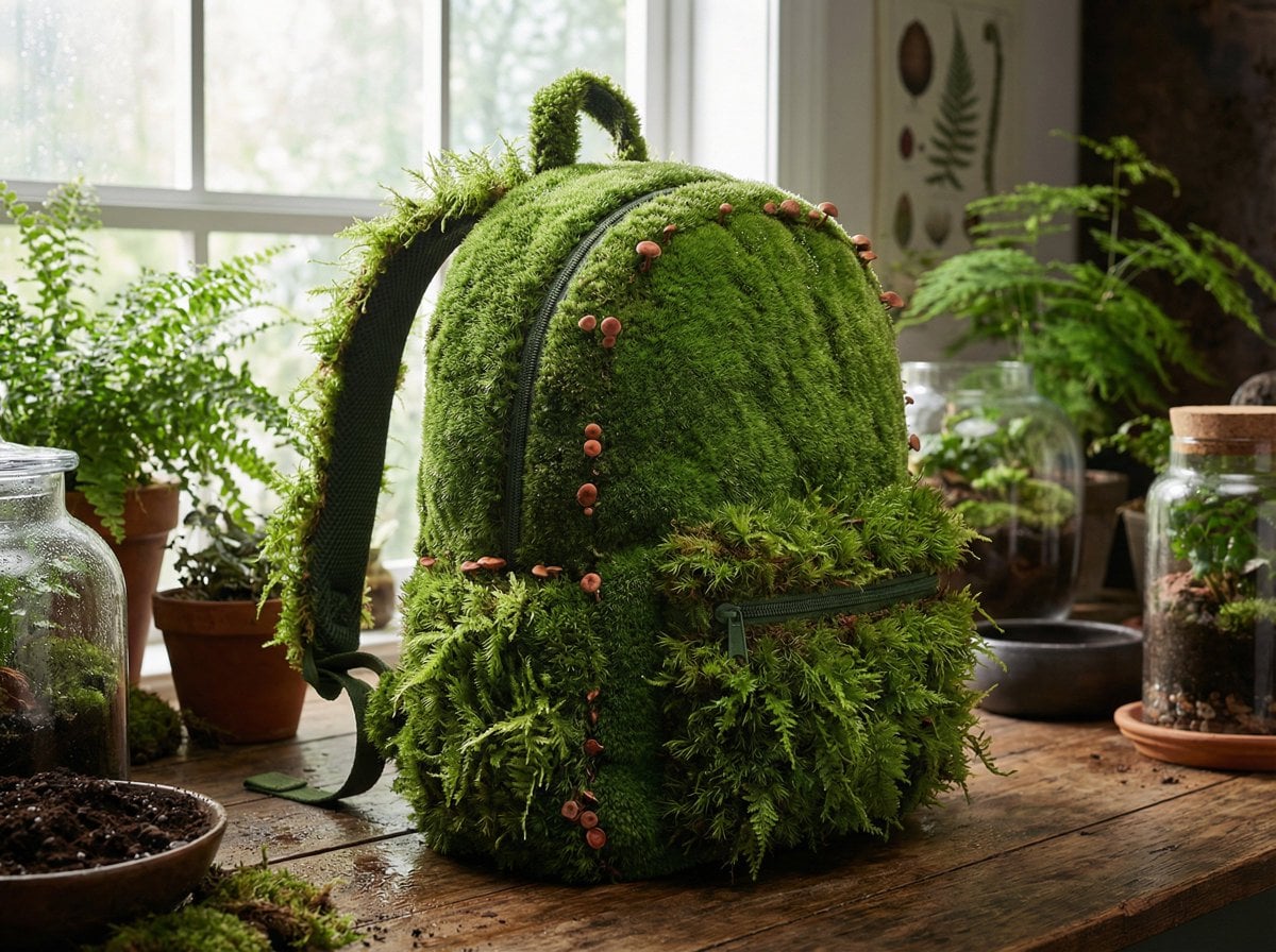 A [PRODUCT] rendered as if entirely grown from living mos... thumbnail 2