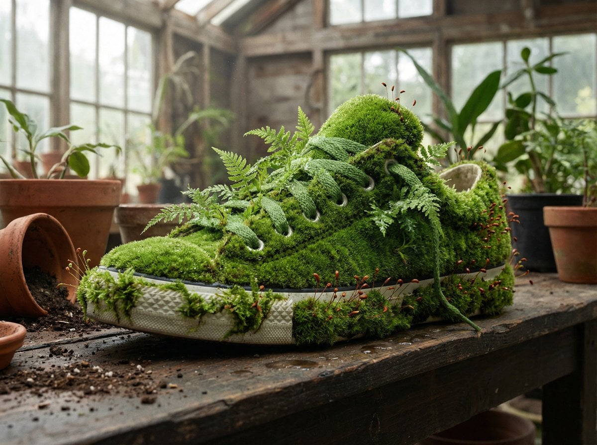 A [PRODUCT] rendered as if entirely grown from living mos... thumbnail 3