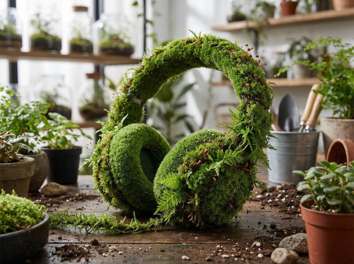 A [PRODUCT] rendered as if entirely grown from living mos... thumbnail 4