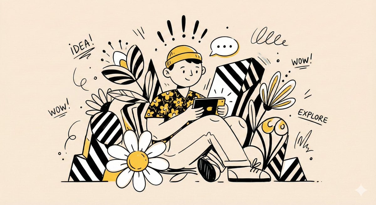 Create a whimsical, playful illustration featuring [CHARA... thumbnail 2