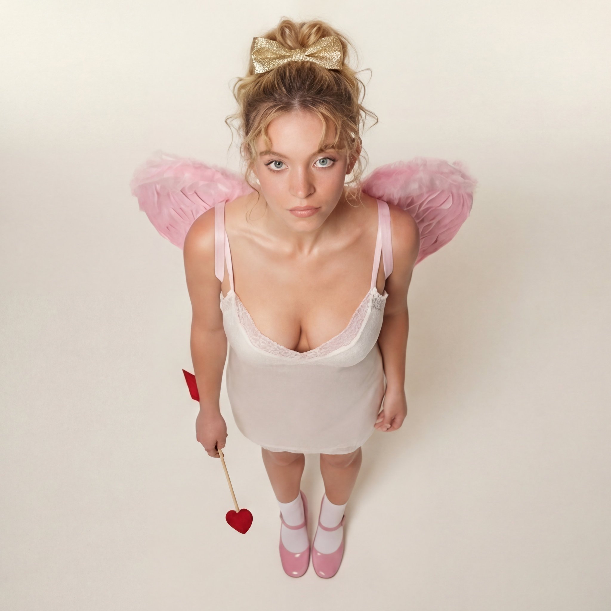Sydney Sweeney in Ethereal Cupid Pose thumbnail 3