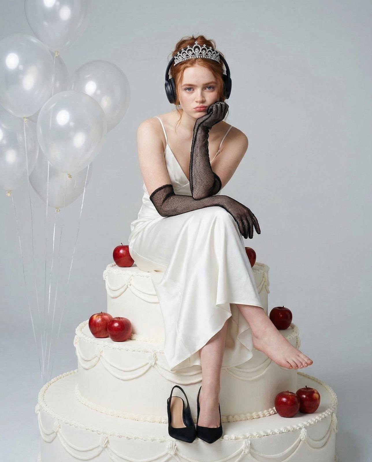Sadie Sink in Whimsical Editorial Portrait thumbnail 2