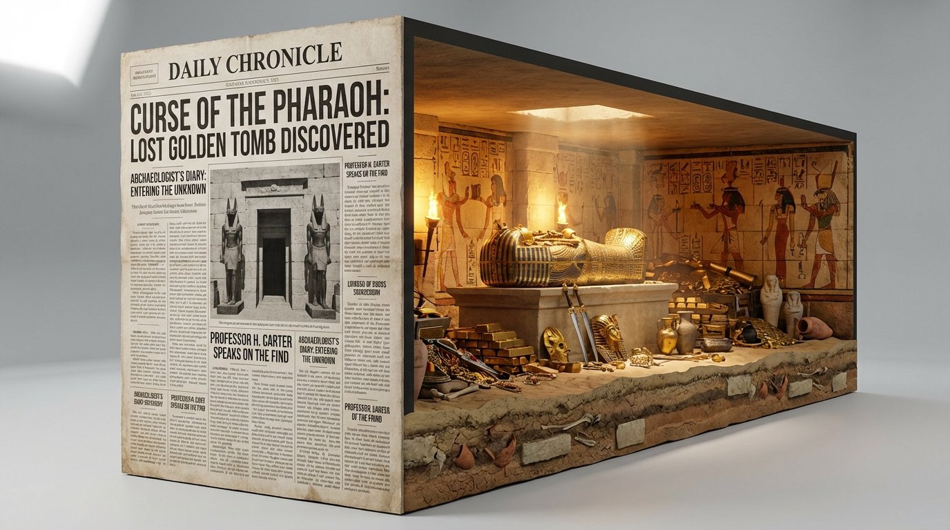 3D Newspaper Diorama with Nano Banana Pro thumbnail 2