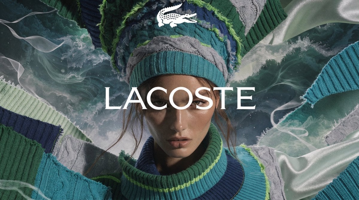 [BRAND]. A high fashion campaign poster. A model with a s... thumbnail 4