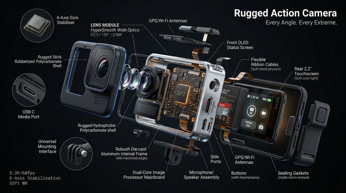 Hyperrealistic 3D radial exploded view of [PRODUCT] [NUM... thumbnail 4