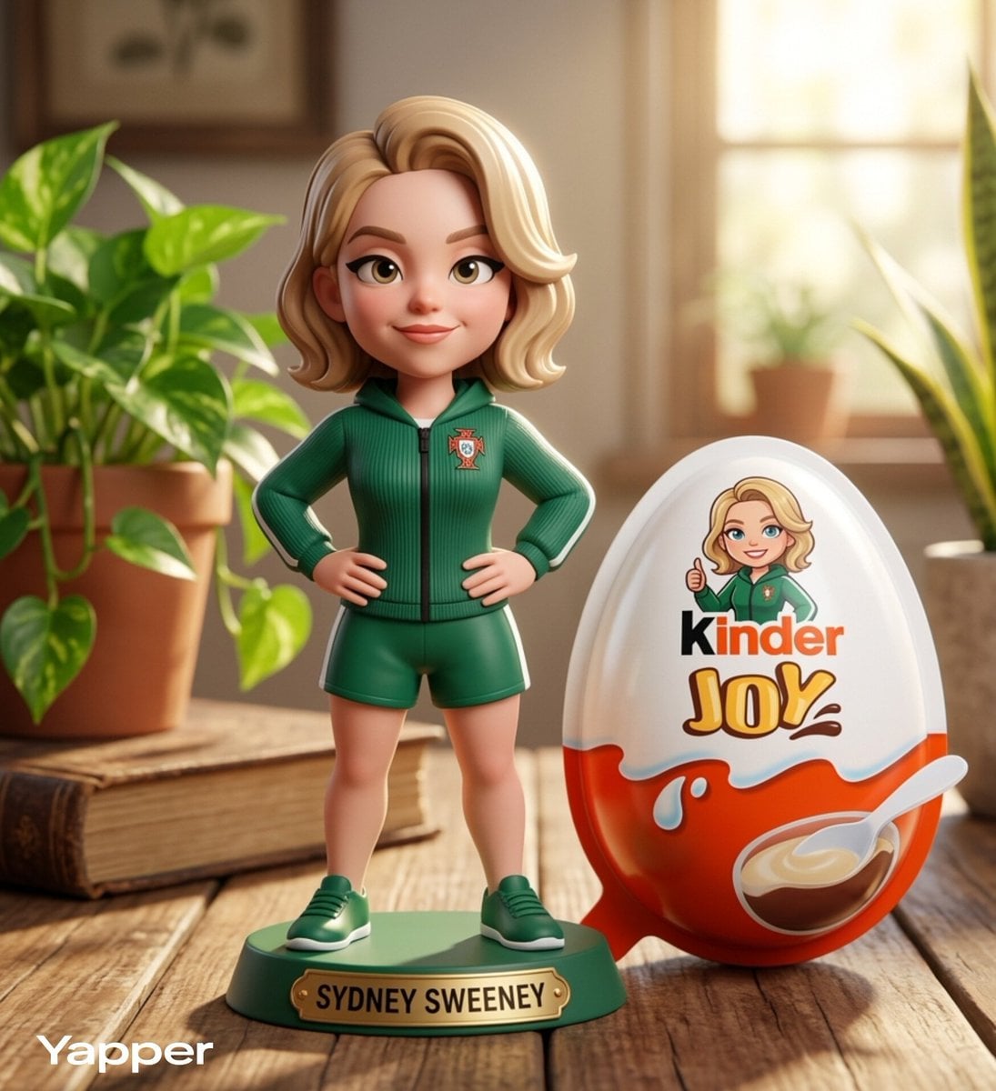 A cute stylized 3D collectible figurine inspired by Crist... thumbnail 2