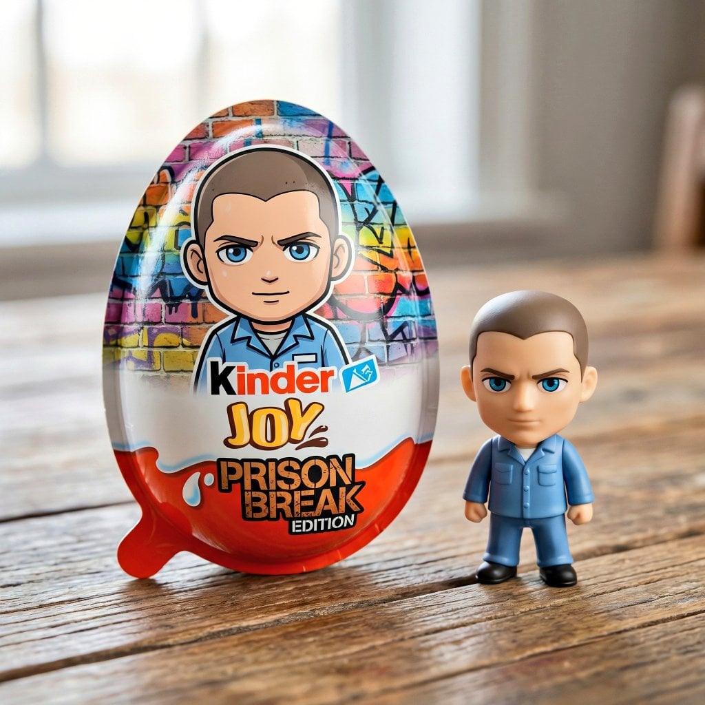 A hyper-realistic product photo of a Kinder Joy surprise ... thumbnail 2