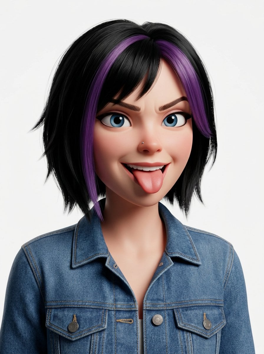 Create a head-and-shoulders Pixar-style 3D avatar of an e... thumbnail 3