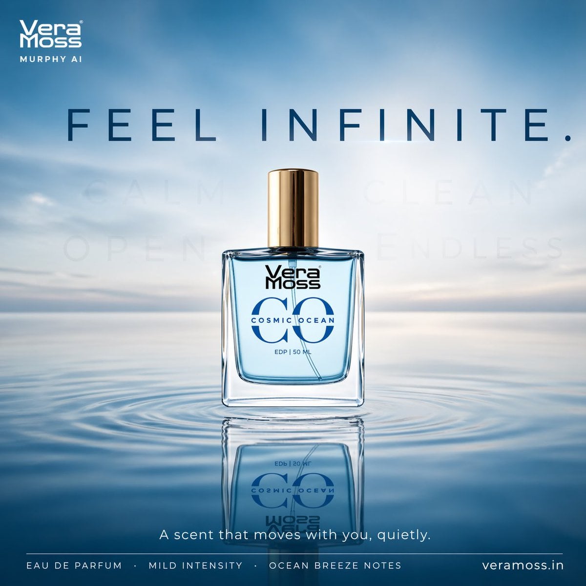Hyper-realistic cinematic perfume billboard poster for Ve... thumbnail 3