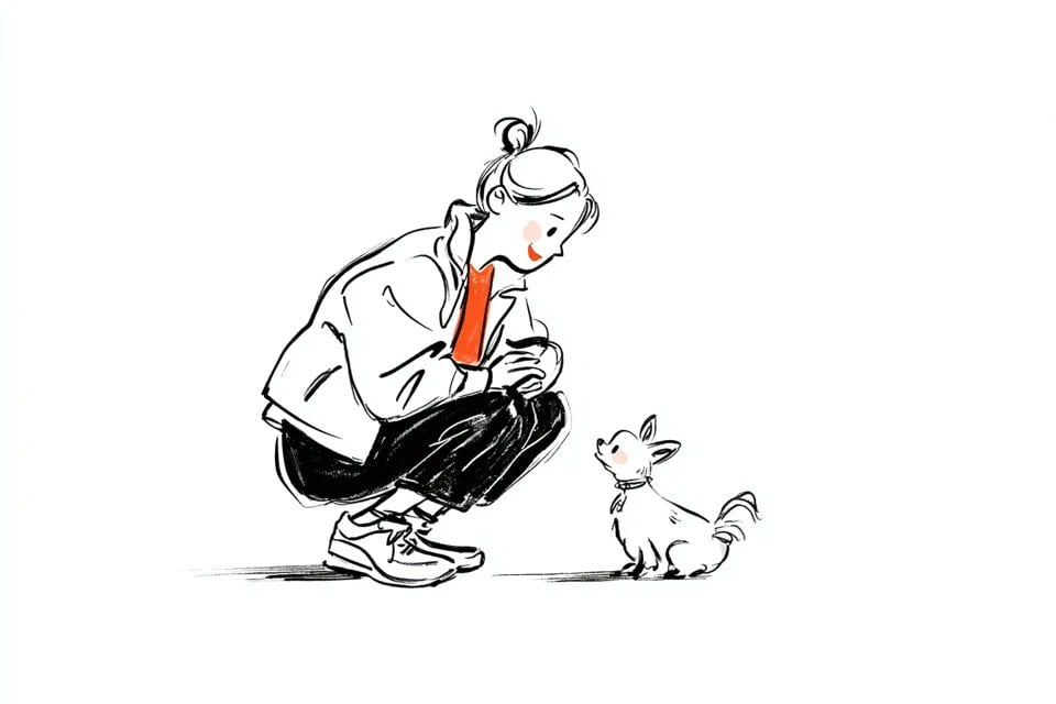 A simple illustration of a [subject] in [outfit], [doing ... thumbnail 2
