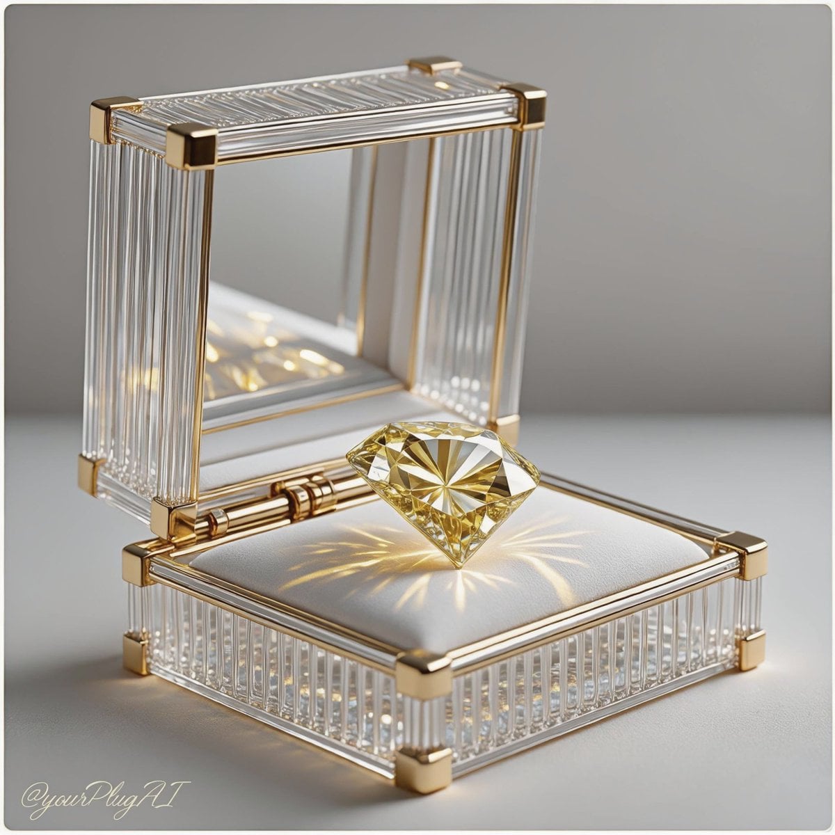 Create a hyper-realistic luxury product photography scene... thumbnail 2