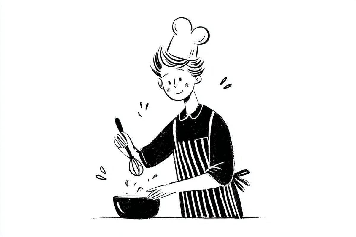 A simple black-and-white illustration of a [subject] in [... thumbnail 4