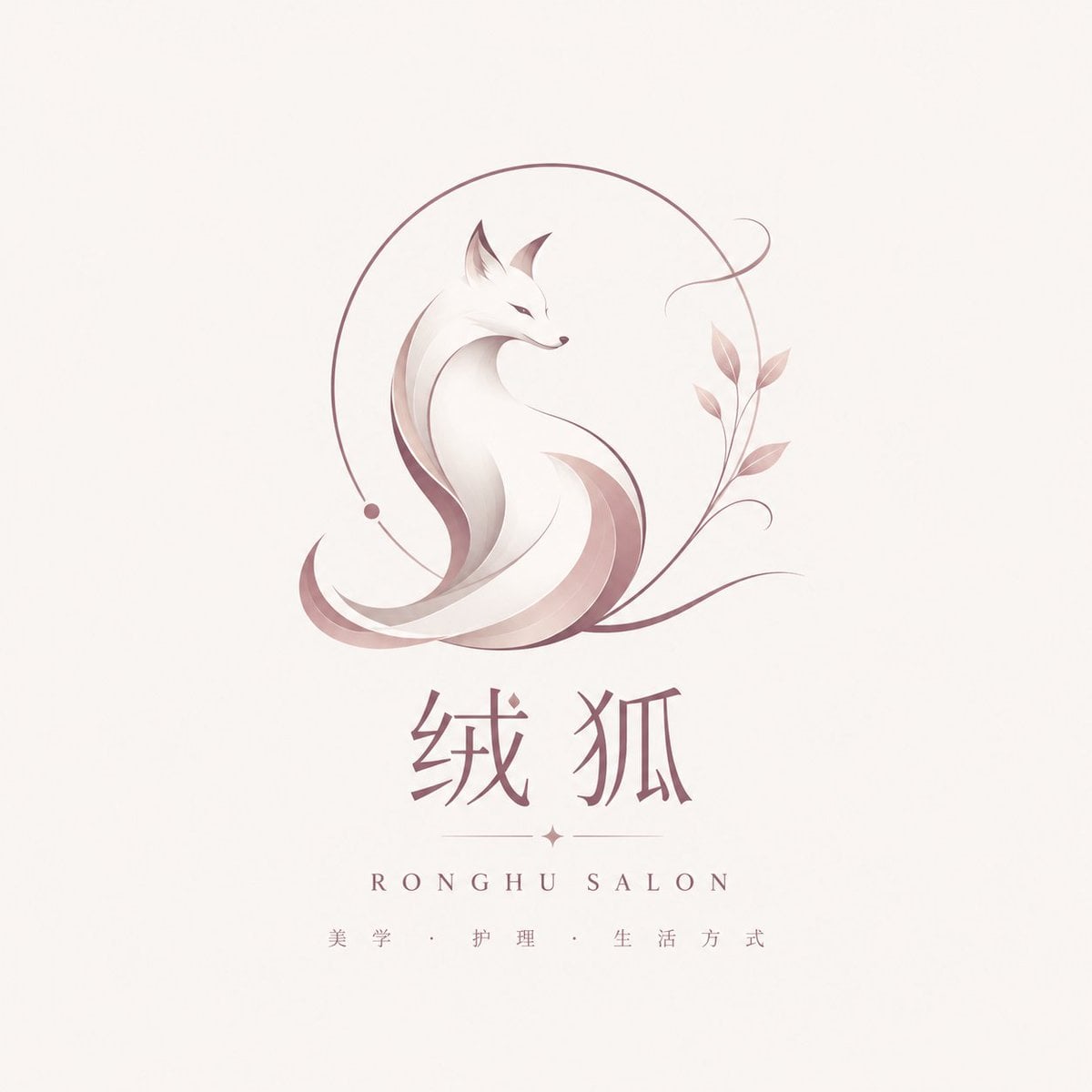 请根据用户输入的信息设计一个高完成度的「优雅动物徽记型 Logo / Elegant Animal Emblem ... thumbnail 4