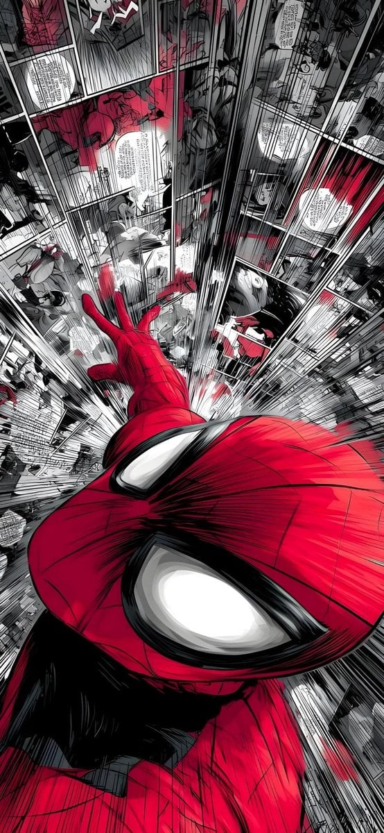 A cinematic, vertical graphic poster of a masked vigilant... thumbnail 3