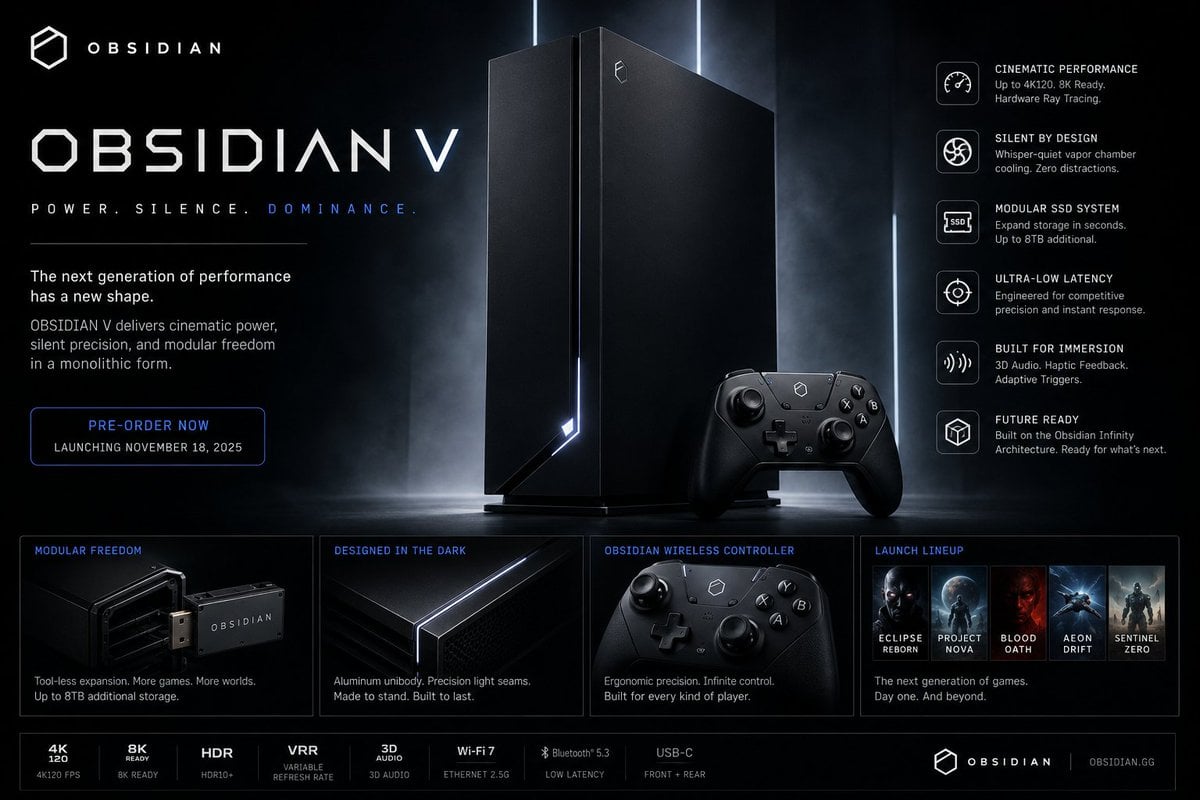 Create a premium, highly believable Fictional Console / H... thumbnail 4