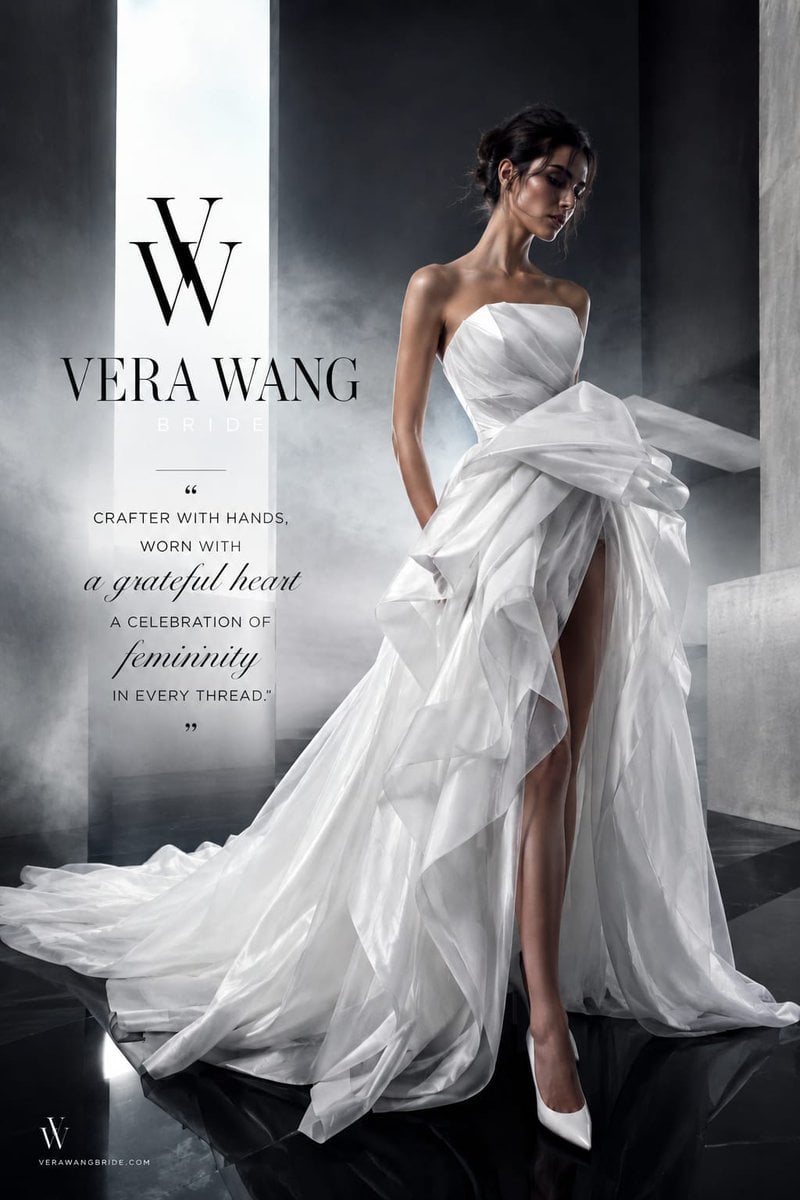 Luxury haute couture bridal fashion campaign inspired by ... thumbnail 4