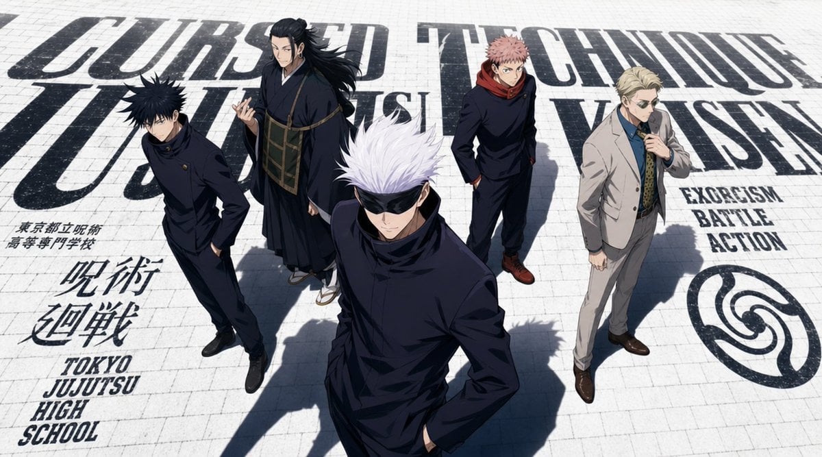 Five handsome Akatsuki members from Naruto standing at th... thumbnail 4