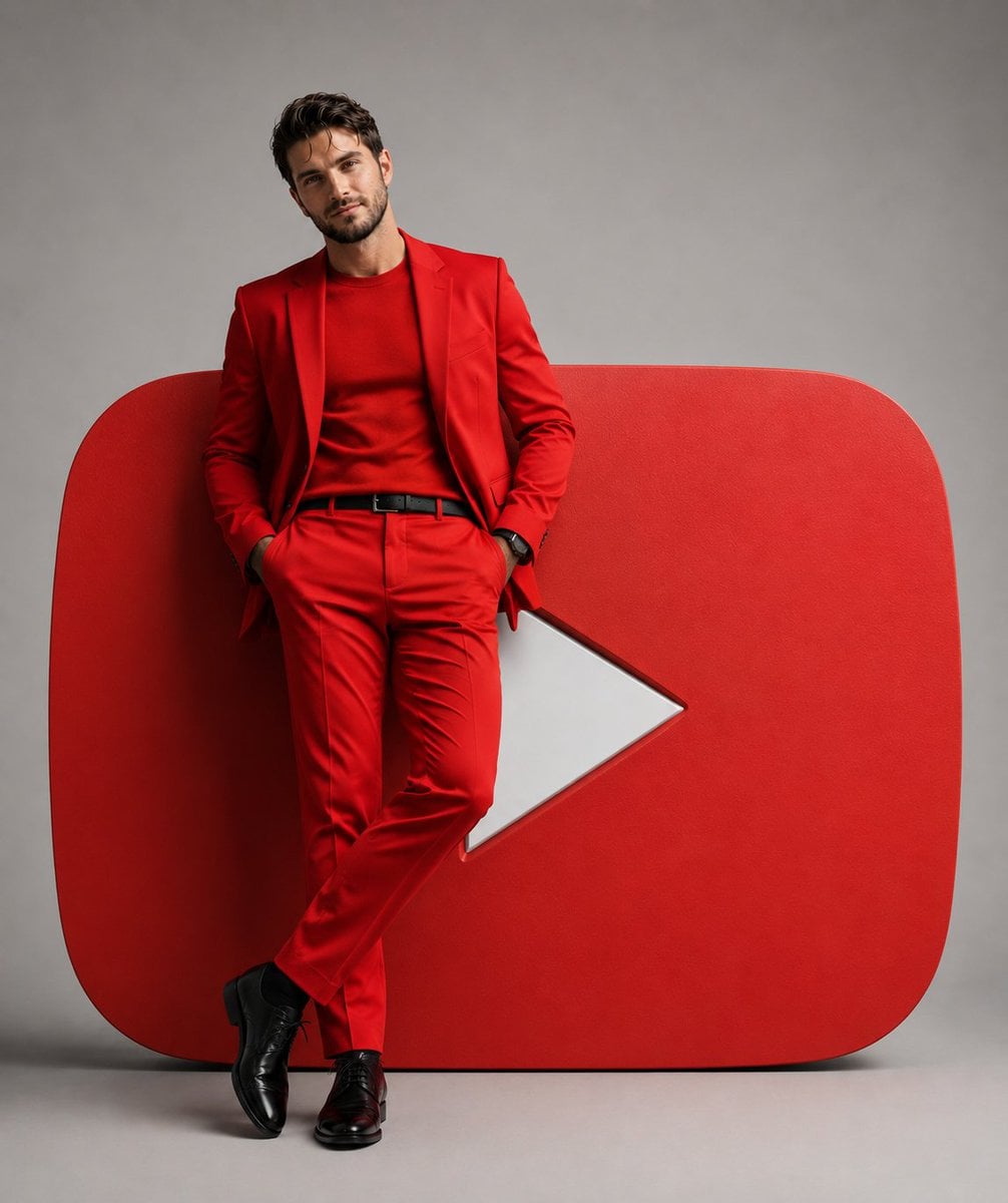 A hyper-realistic editorial photograph of a stylish man c... thumbnail 4