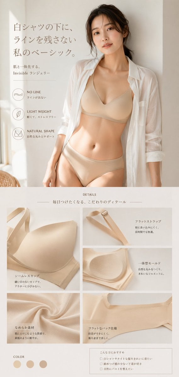 Create a hyper-realistic luxury lingerie e-commerce detai... thumbnail 3