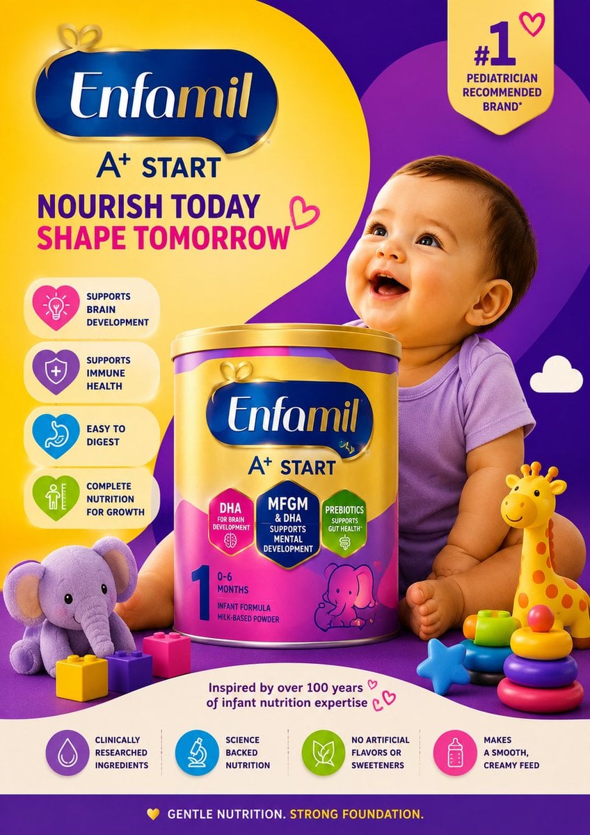 Ultra-premium commercial baby formula advertisement poste... thumbnail 2