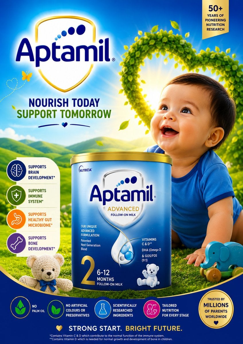 Ultra-premium commercial baby formula advertisement poste... thumbnail 3