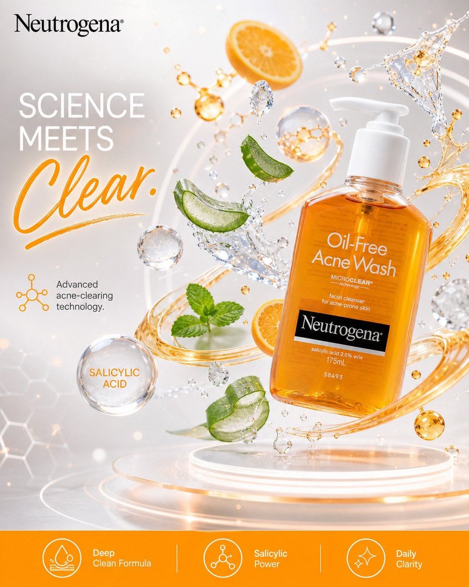Ultra-realistic luxury skincare advertisement for Neutrog... thumbnail 4