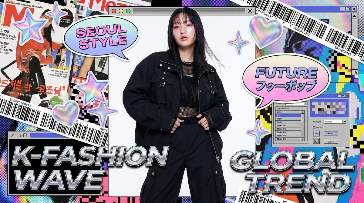 Ultra-stylized high-fashion editorial poster of a confide... thumbnail 2