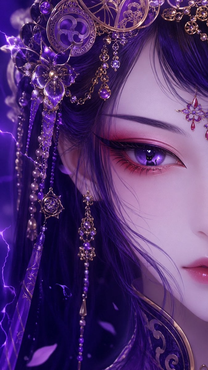 国风戏曲旦角美人系列｜极近景半脸单眼特写 thumbnail 3
