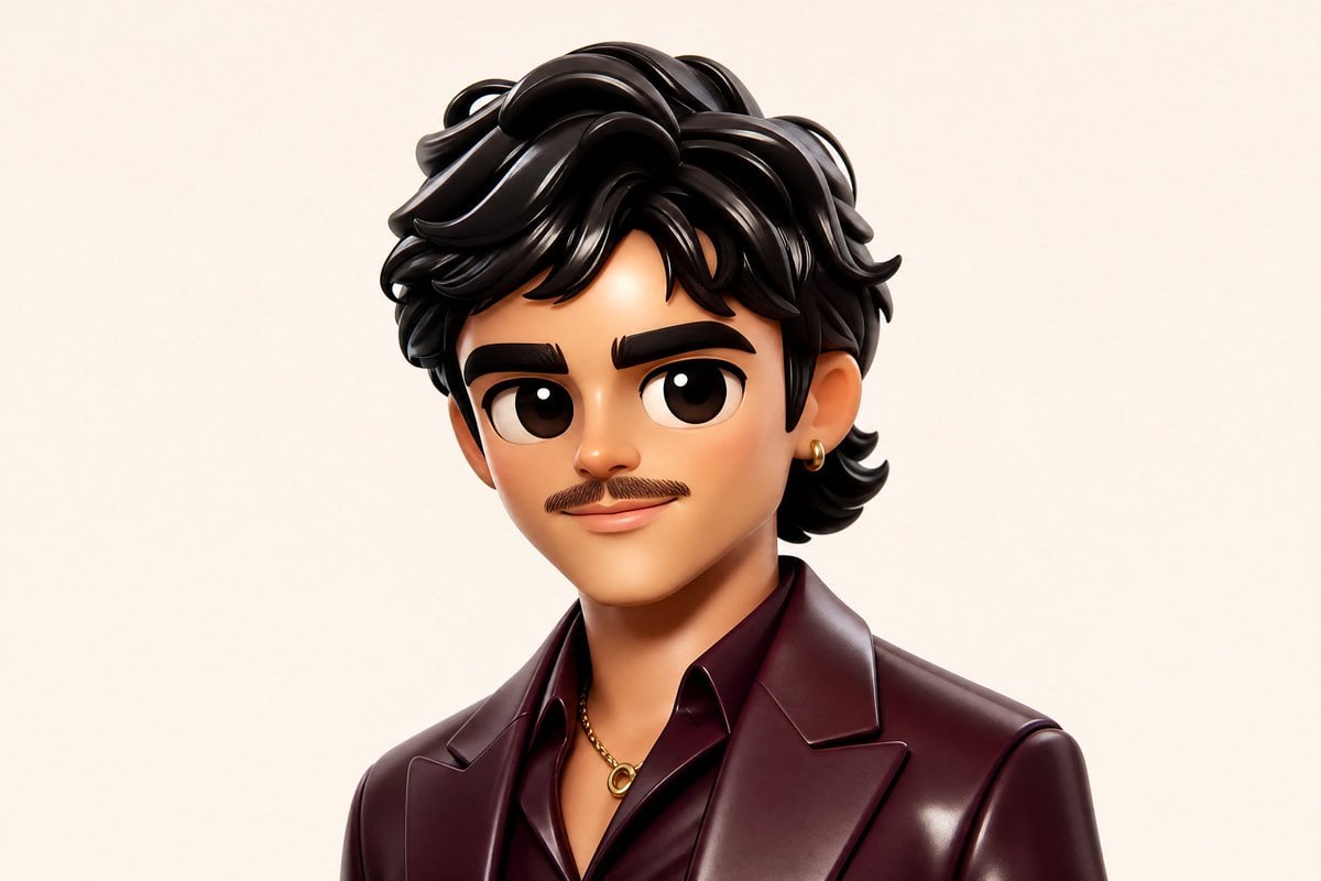 Transform the uploaded portrait into a highly stylized 3D... thumbnail 3