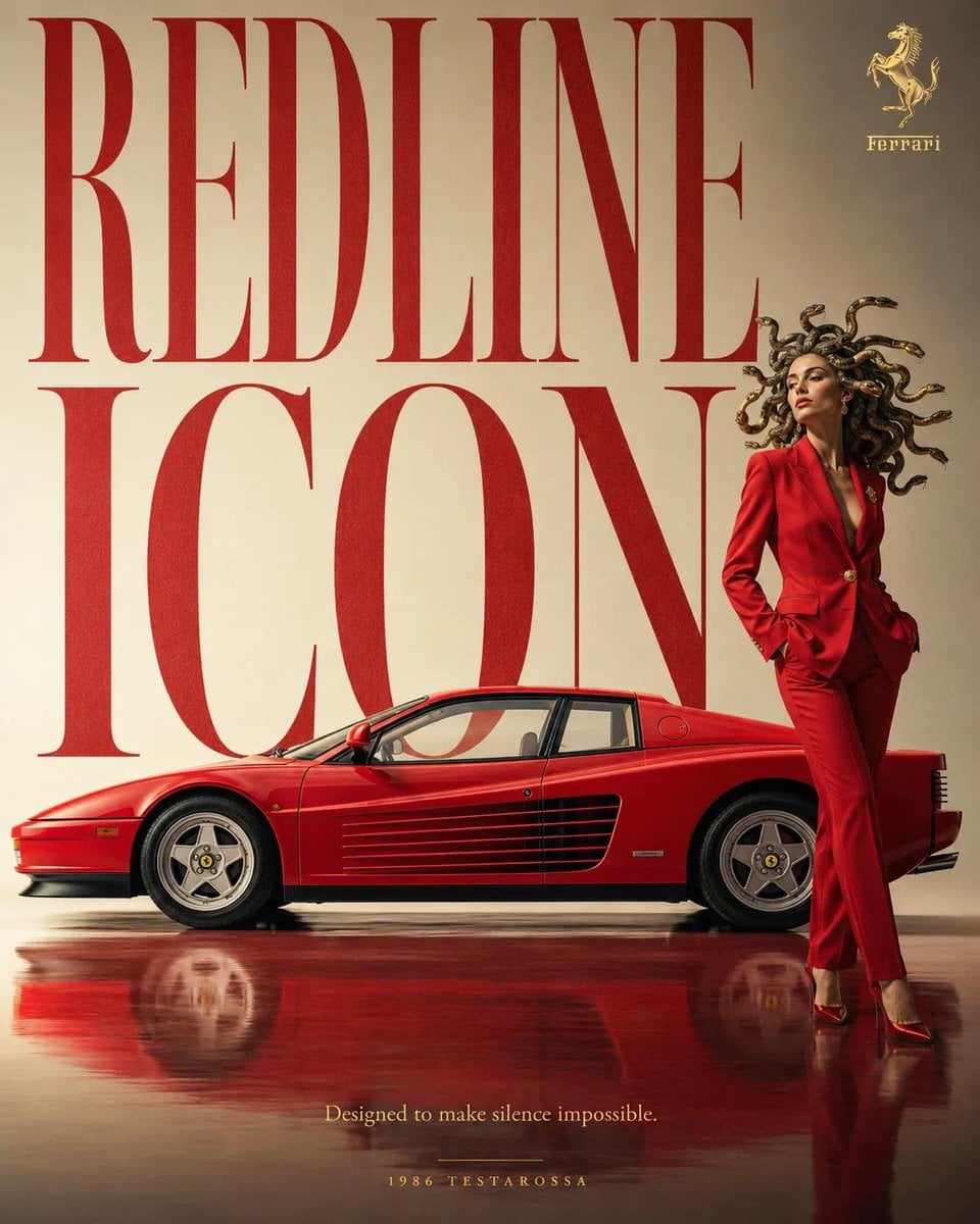 High-end surreal automotive advertising poster for [BRAND... thumbnail 2