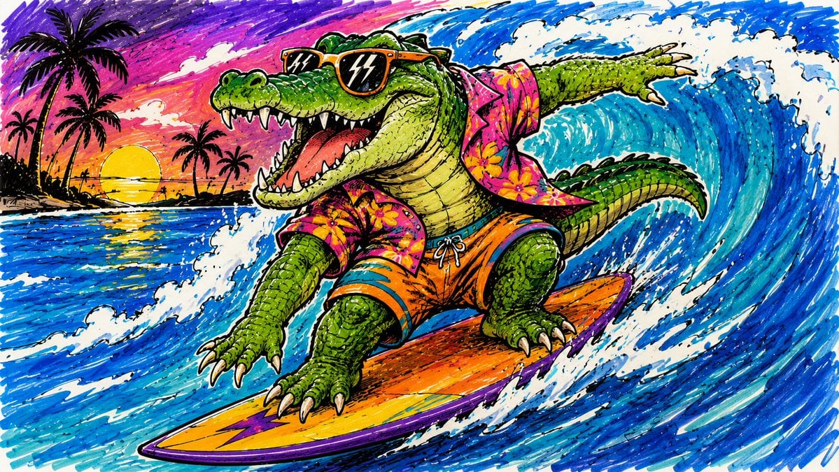 Hand-drawn marker illustration of [subject], bold black o... thumbnail 3