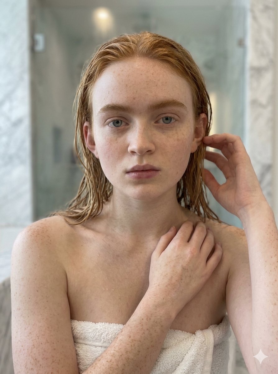 After Shower Glow with Water Droplets thumbnail 2