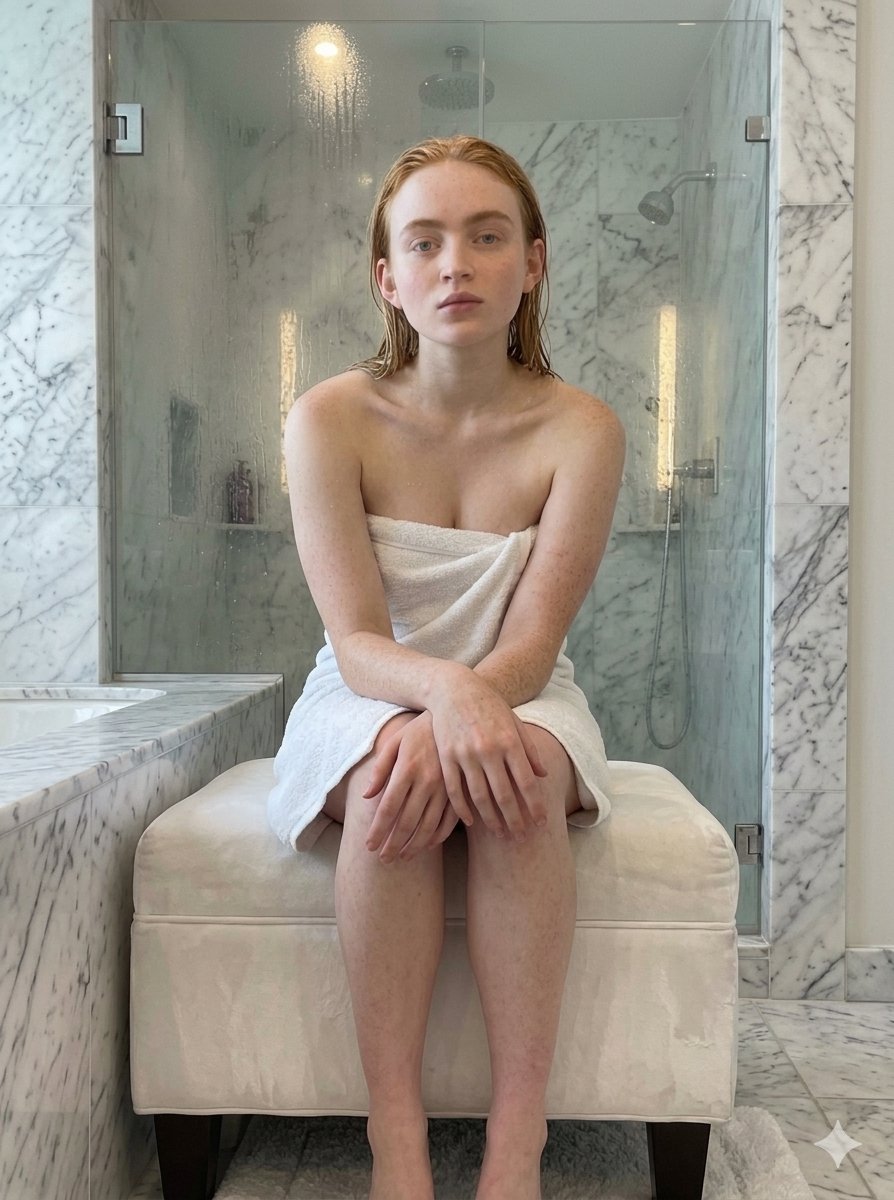 After Shower Glow with Water Droplets thumbnail 3