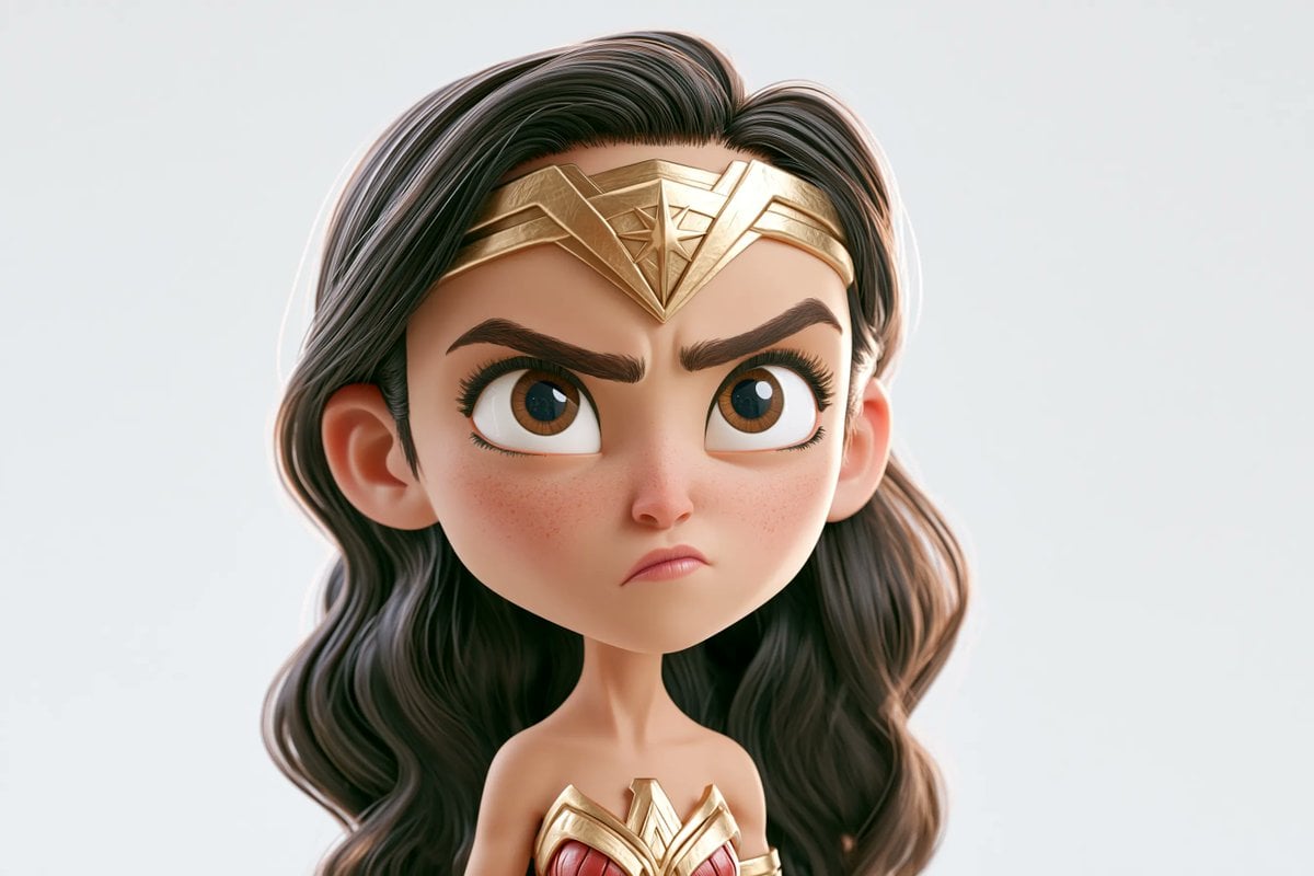 A highly stylized 3D caricature of [Character], with an o... thumbnail 4