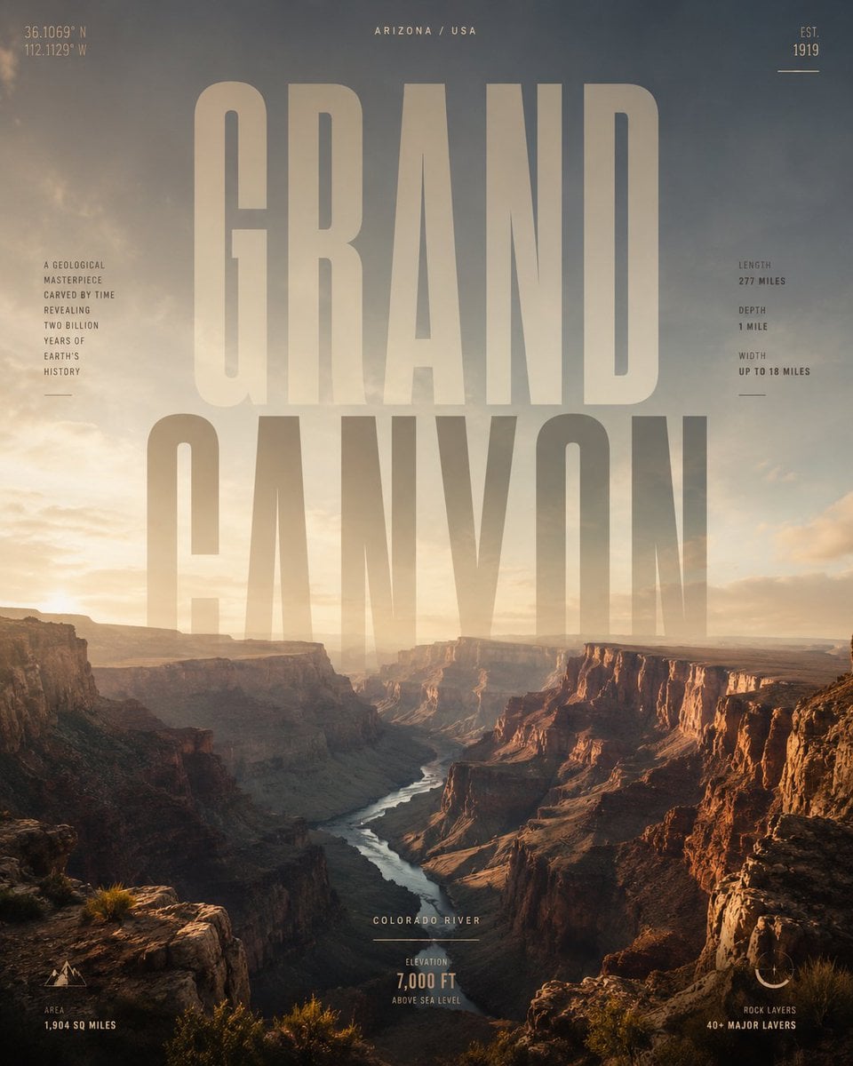 Create a cinematic minimalist travel poster of [LOCATION ... thumbnail 2