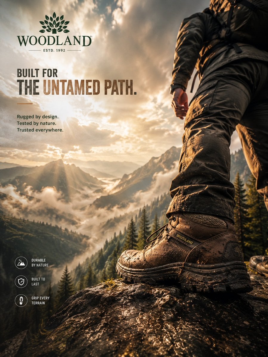 Create an ultra-premium footwear advertising poster desig... thumbnail 4