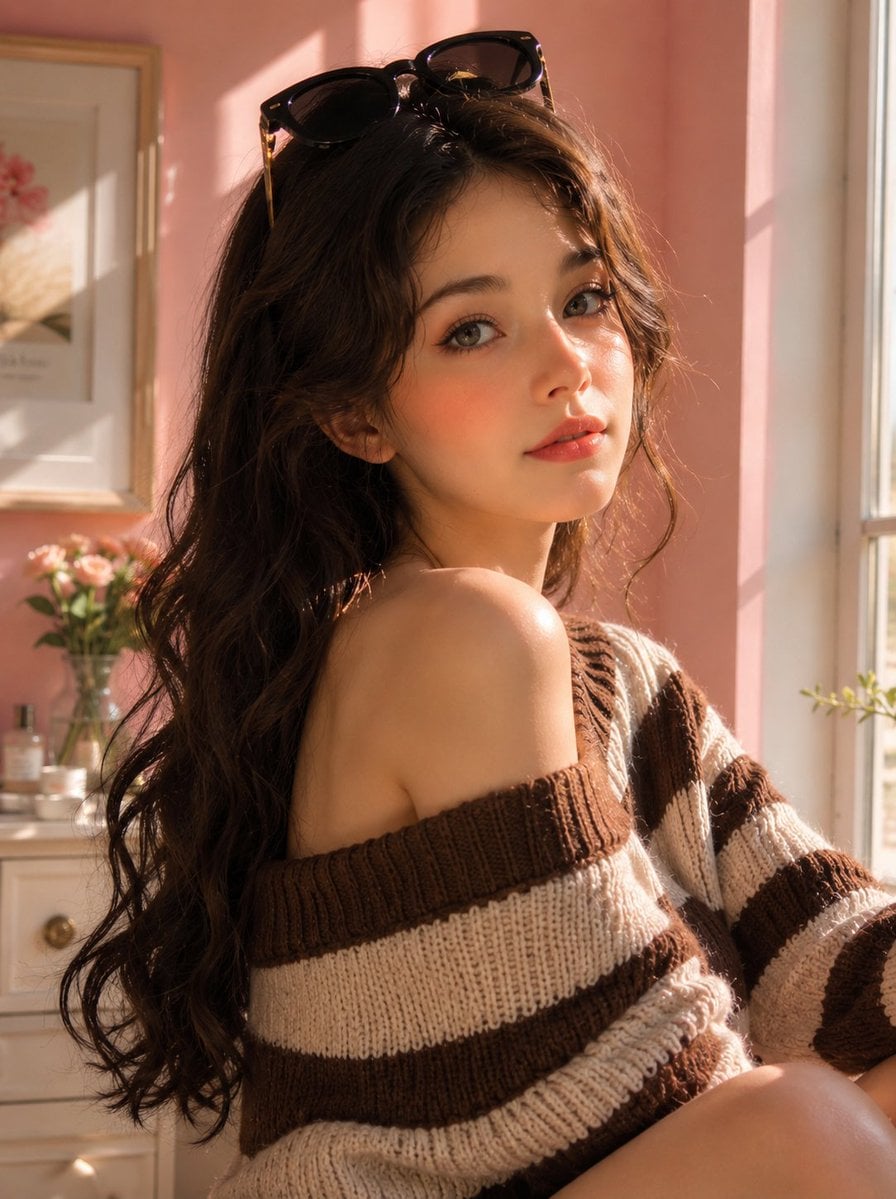 Create an ultra-realistic Korean beauty lifestyle portrai... thumbnail 2