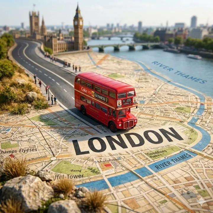Create a highly detailed cinematic miniature tilt-shift t... thumbnail 4