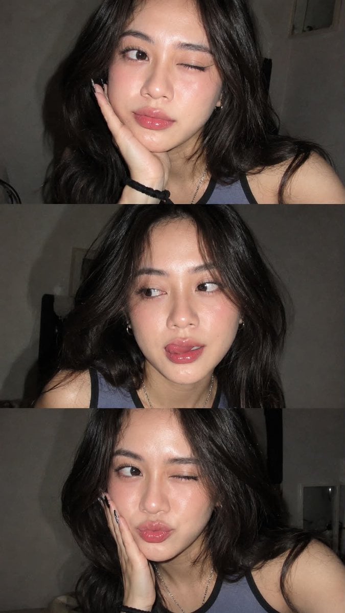 Ultra-realistic Gen Z selfie photo collage, three vertica... thumbnail 2
