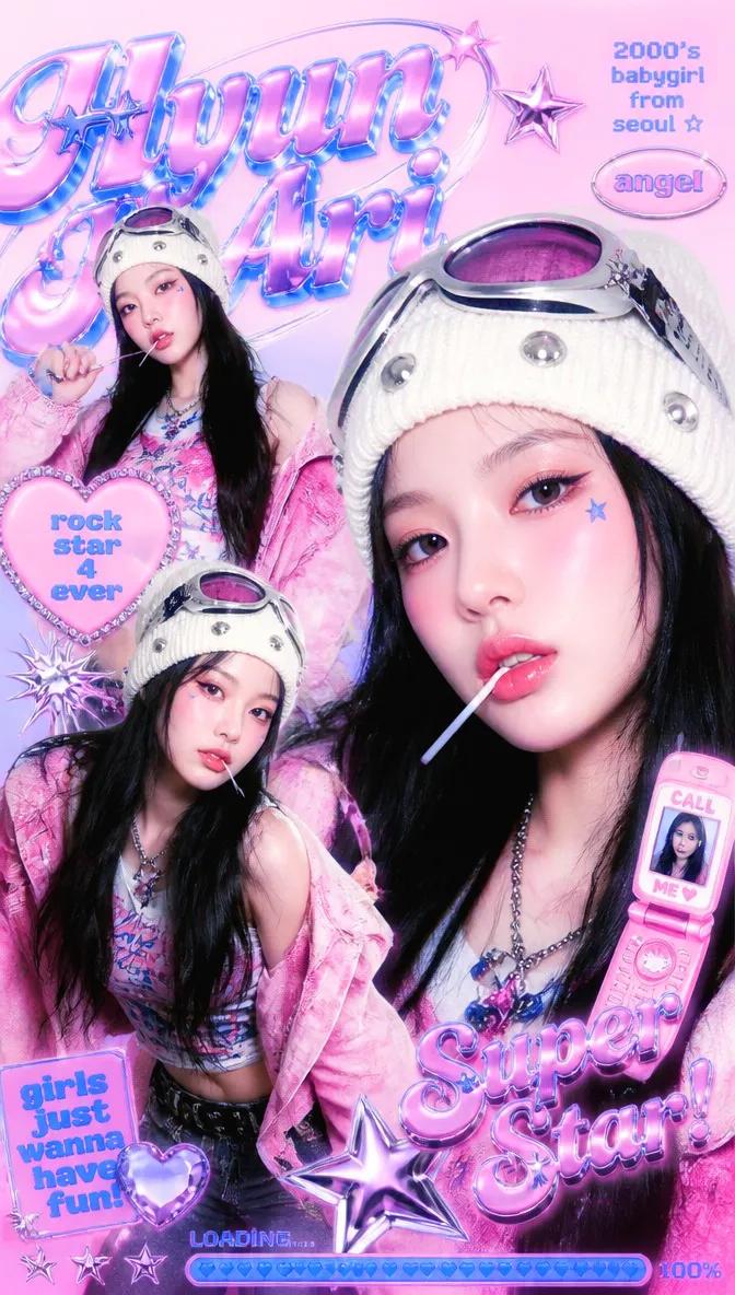A vibrant Y2K hyper-pop aesthetic magazine cover / promot... thumbnail 3