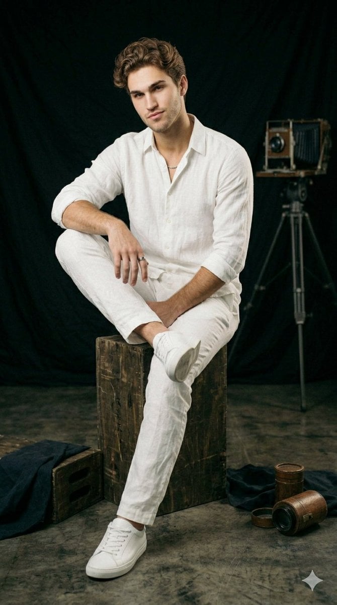 A professional studio portrait collection featuring a han... thumbnail 2