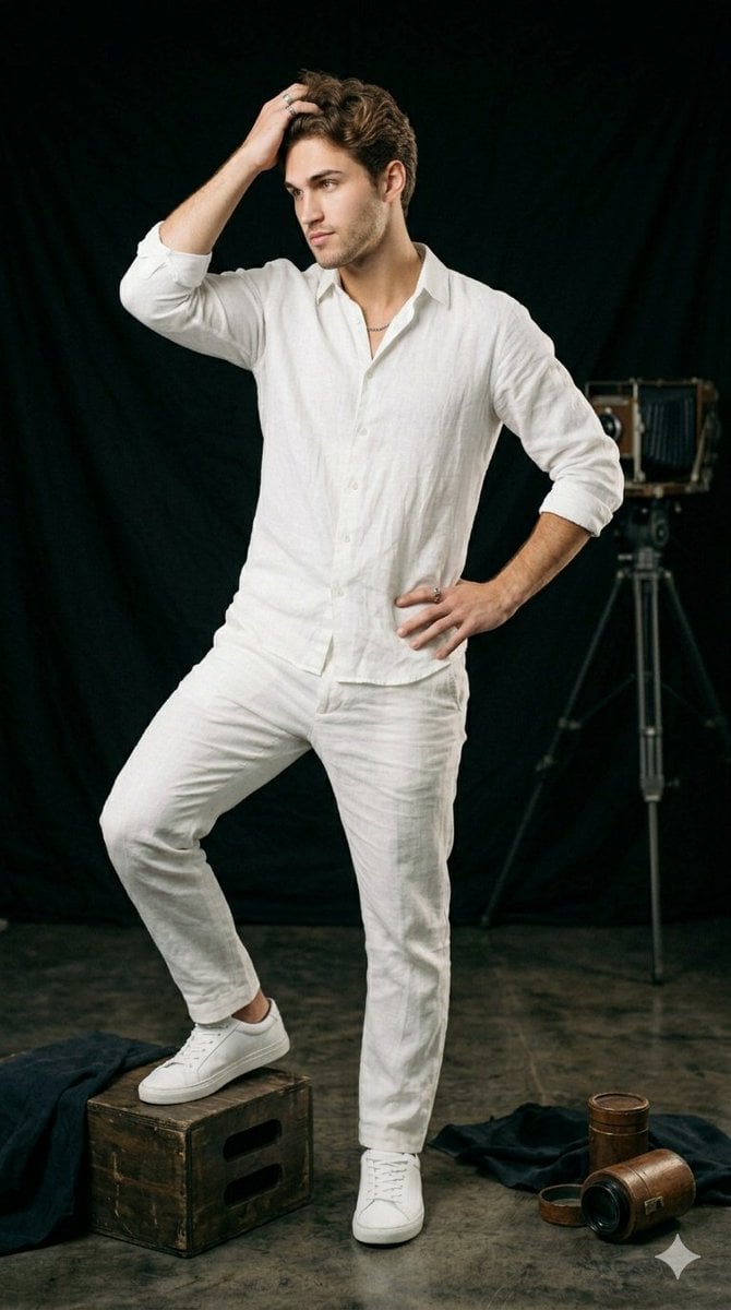 A professional studio portrait collection featuring a han... thumbnail 4