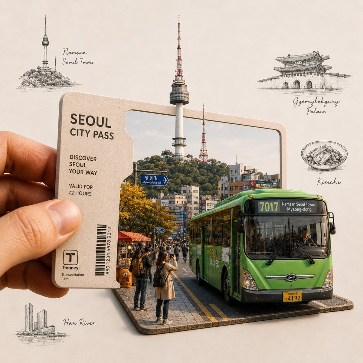 Create a highly detailed, premium travel-art illustration... thumbnail 4